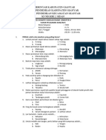 Tes Soal Tengah Semester Ii KLS 5 2021