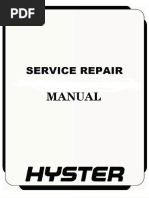 Hyster H006 (H135FT, H155FT) Forklift Service Repair Manual