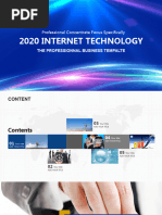 Blue Internet Forum PowerPoint Templates