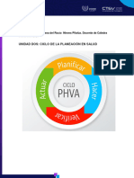 Unidad 2. Ciclo de La Planeación en Salud