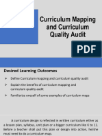 Curriculum Mapping and CQA 03-05-1