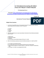 International Accounting 4Th Edition Doupnik Test Bank Full Chapter PDF