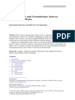 Surface Water and Groundwater Sources For Drinking Water