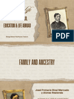 Rizal Life Family, Childhood, Education, & Life Abroad