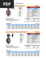 Dayo Valves Corp.-Japan: Cast Iron Butterfly Valve (Lock Lever)