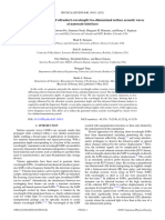 Generation and Control of Ultrashort-Wavelength Two-Dimensional Surface Acoustic Waves