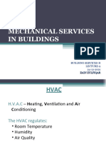 Lec-10 MECHANICAL SERVICES IN BUILDINGS