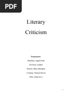 Criticism