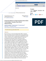 Proposing Metrics For Benchmarking Novel EEG Technologies Towards Real-World Me