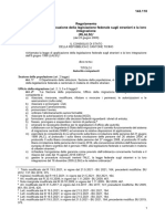 Regolamento Della Legge Di Applicazione Della Legislazione Federale Sugli Stranieri e La Loro Integrazione