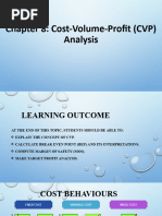 Chapter 8 CVP Analysis