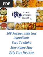 108 Recipes With Less Ingredients To Try at Home