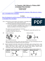 Solution Manual For Chemistry 10Th Edition by Whitten Isbn 1133610668 9781133610663 Full Chapter PDF