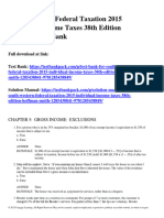 South Western Federal Taxation 2015 Individual Income Taxes 38Th Edition Hoffman Test Bank Full Chapter PDF