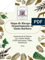 Trabajo Grupal. Mapa de Riesgos Departamento de Santa Barbara