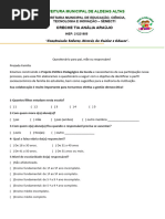 Questionário para Pais PDF