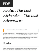 Avatar - The Last Airbender - The Lost Adventures - Wikipedia