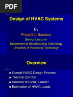 Design of HVAC Systems