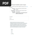 IBM Power E1050 Level 2 Quiz - Attempt Review