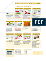 Calendário Letivo 2024 - Escola Indígena