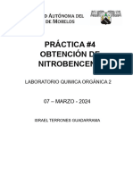 Reporte#4 Obtenciondenitrobenceno