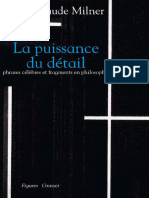 La Puissance Du Detail Phrases Celebres Et Fragments en Philosophie