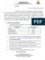 Edital N. 107-2023-Prae-Ufrr-Resultado Preliminar Da Renovacao Dos Auxilios Creche-Moradia-Refeicao e Transporte