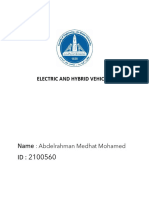 Electric and Hybrid Vehicles