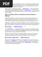 Term Paper On Standard Chartered Bank