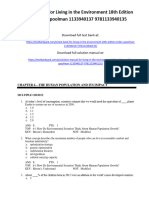 Living in The Environment 18Th Edition Miller Test Bank Full Chapter PDF