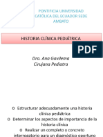 Historia Clínica Pediátrica