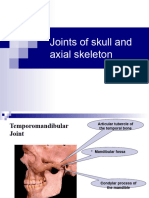 Joints of Skull and Axial Skeleton.