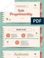 Sole Proprietorship 