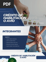 Crédito de Habilitación o Avío