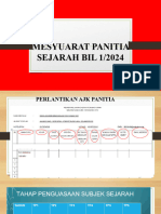 Mesyuarat Panitia Sejarah Bil 1 2024