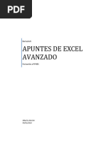 Excel Apuntes para Avanzados