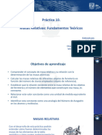 Explicación Práctica 10 - Masas Relativas - 2022-1