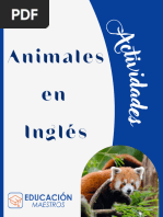 Actividades de Los Animales en Inglés - EDUCACION MAESTROS