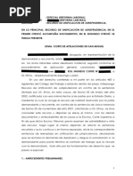 Recurso Unificación Por La Autorización Desafuero 20-1-2022