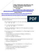 Test Bank For Basic College Mathematics 9Th Edition by Lial Salzman Hestwood Isbn 0321825535 9780321825537 Full Chapter PDF