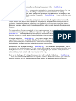 Literature Review Seating Arrangement