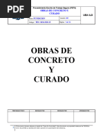 Obras de Concreto y Curado