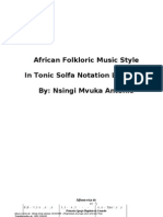 African Folkloric Music Style