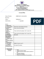 Christian Lesson Plan Math 5