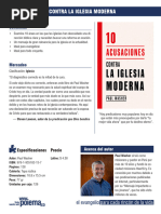 10 Acusaciones Contra La Iglesia Moderna