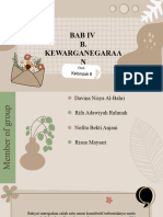 Bab Iv B. Kewarganegaraa N: Kelompok 6