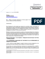 DIAN. Concepto 100208192-151 (Marzo 5 2024) Adición Al Concepto Unificado 0106 de 2022 Obligación de