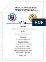 Potencia en Circuitos E. Monofásicos (Circuitos y Máquinas Eléctricas)