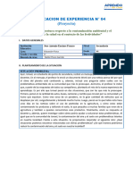 Planificacion de Exp. 5°