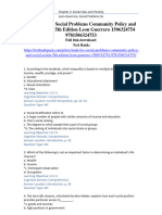 Test Bank For Social Problems Community Policy and Social Action 5Th Edition Leon Guerrero 1506324754 9781506324753 Full Chapter PDF